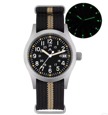 Ronda 515 38mm Military Field Tool Watch Militado Tactical Frog