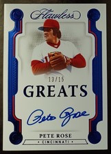 PETE ROSE-2022 Flawless SAPPHIRE (#13/15) GREATS AUTO/AUTOGRAPH-VERY RARE