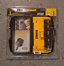 DEWALT 5 PC Impact Hole Saw Set NEW With Case Impact Ready Item No. D1800IR5  
