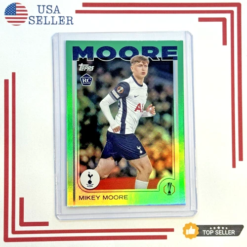 2024-25 Topps Soccer #199 MIKEY MOORE Green Foil /99 Rookie Rc