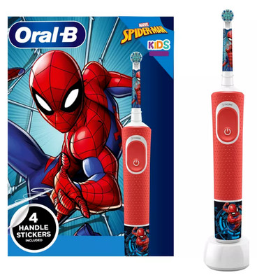 Kids Electric Toothbrush Spider Man Giftset dentist-recommended Oral-B