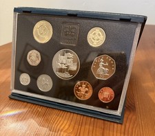1996 Royal Mint UK Proof Coin Collection 9 Piece Year Set In Blue Case with COA