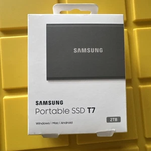 Samsung T7 2TB USB 3.2 Lecteur portable à l'état solide - Titan Gris