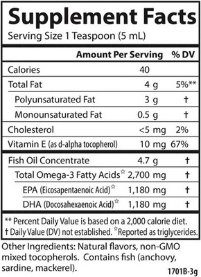 Carlson - Med Omega, 2700 mg Omega-3s, Norwegian Fish Oil, Sustainably Sourced,