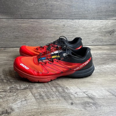 Salomon S-lab Sense 3 Ultra 361898 Unisex M9/W10 Trail Running Shoes Red Sneaker