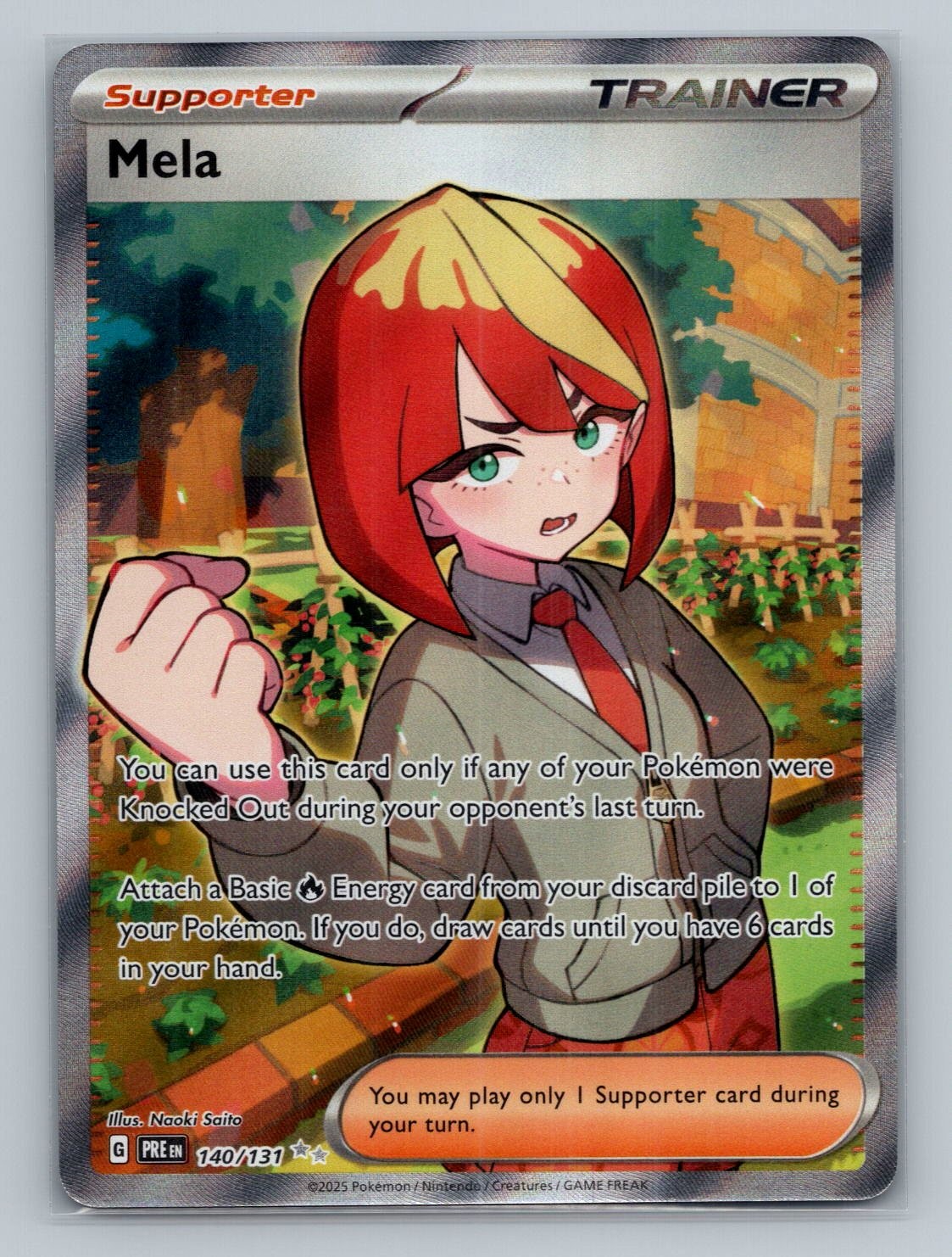 Pokemon SV: Prismatic Evolutions #140/131 Mela