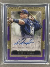 2020 Topps Five Star Baseball Keston Hiura Thick SP Purple Auto /50 #FSA-KH