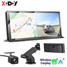 11.3" Portable 4K Touch Screen Car Stereo Wireless Apple Carplay Android Auto BT