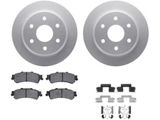 For 2003 GMC Sierra 1500 Brake Pad and Rotor Kit Rear Dynamic Friction 41411WZDX