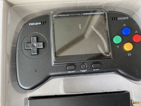 RetroDuo Portable V2.0 Handheld System with Retro Gen Adapter Black