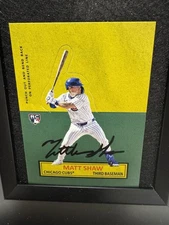 2025 Topps Archives '64 STAND-UPS Matt Shaw ROOKIE #64SU-20 - Chicago Cubs