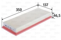 Valeo Luftfilter 585481 FüR CitroËN DS Opel Peugeot
