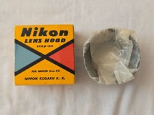 Mint Nikon Nikkor Snap-On Metal Lens Hood for Rangefinder S 5cm f/2 in Box