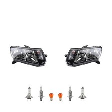 Scheinwerfer Set Halogen passend für Dacia Logan MCV II 13-16 Leuchtmittel Li Re