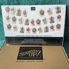 Stampin' Up RUSTIC CHRISTMAS COUNTDOWN KIT  NEW  Gift Card Holders
