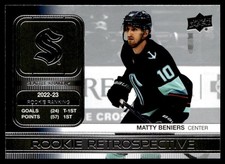 2023-24 Upper Deck Rookie Retrospective Matty Beniers Seattle Kraken #RR-11