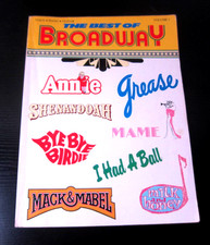 The Best Of Broadway Volume 1 Voice Piano Guitar Sheet Music Musicals
