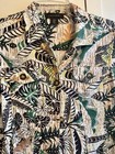 TAHARI Linen Tropic Floral Print Jacket Women Sz M Coastal Travel Vacation — photo 5