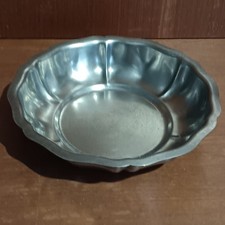 Plat Rond En Inox 18% Forme Dentelée, Saladier En Inox Vintage