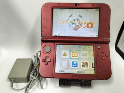 B23 Nintendo new 3DS LL XL console Metallic Red Japan w