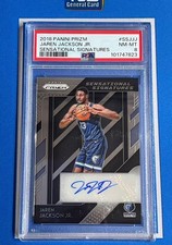 2018 Panini Prizm Sensational Signatures Jaren Jackson Jr. RC Auto PSA 8