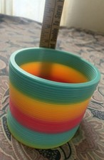 Srenta Giant Slinky Walking Coil Spring Toy 5”wide By 5 In Tall