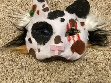 Handmade calico cat Therian Mask