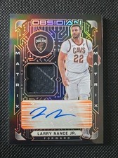 2020-21 Obsidian Matrix Material Electric Etch Orange 11/35 Larry Nance Jr Auto