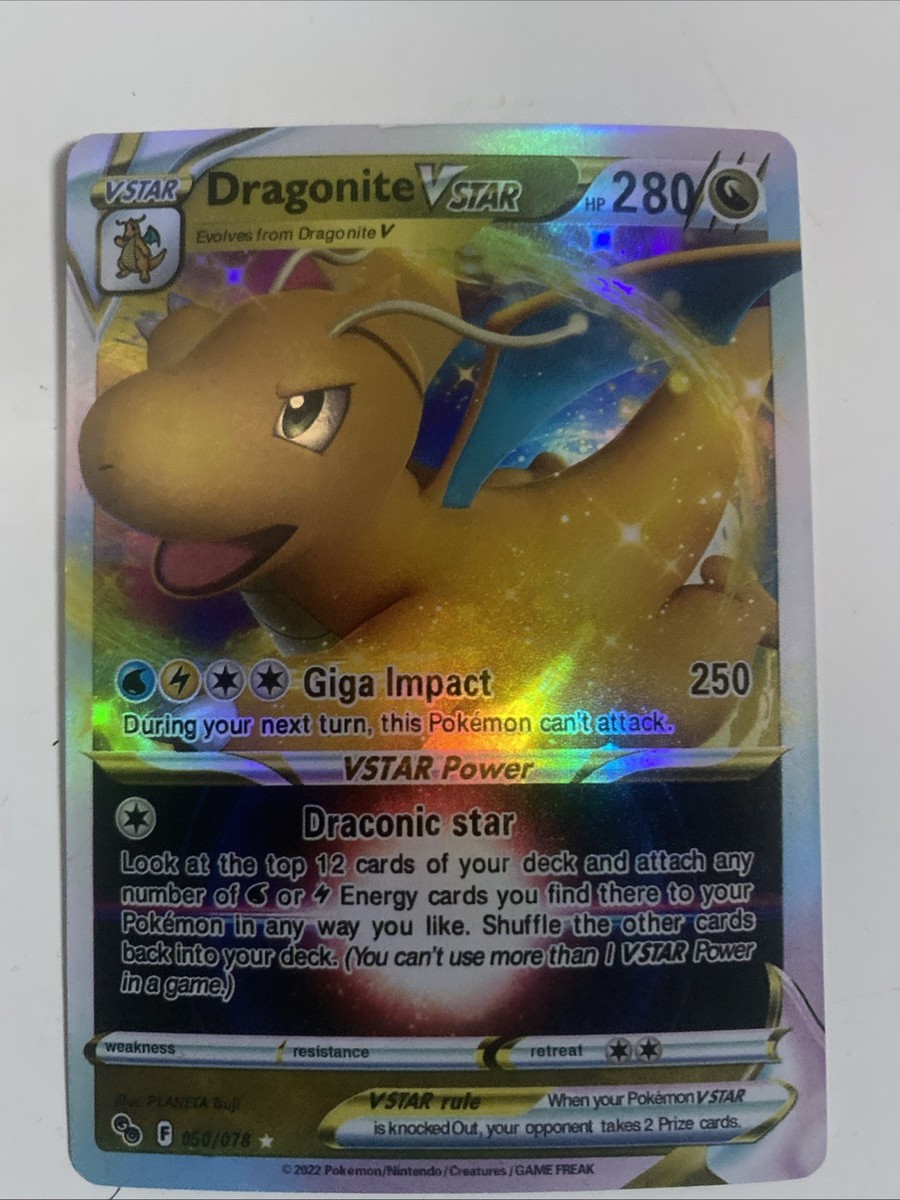 Dragonite VSTAR 050/078 Pokémon GO Holo | eBay