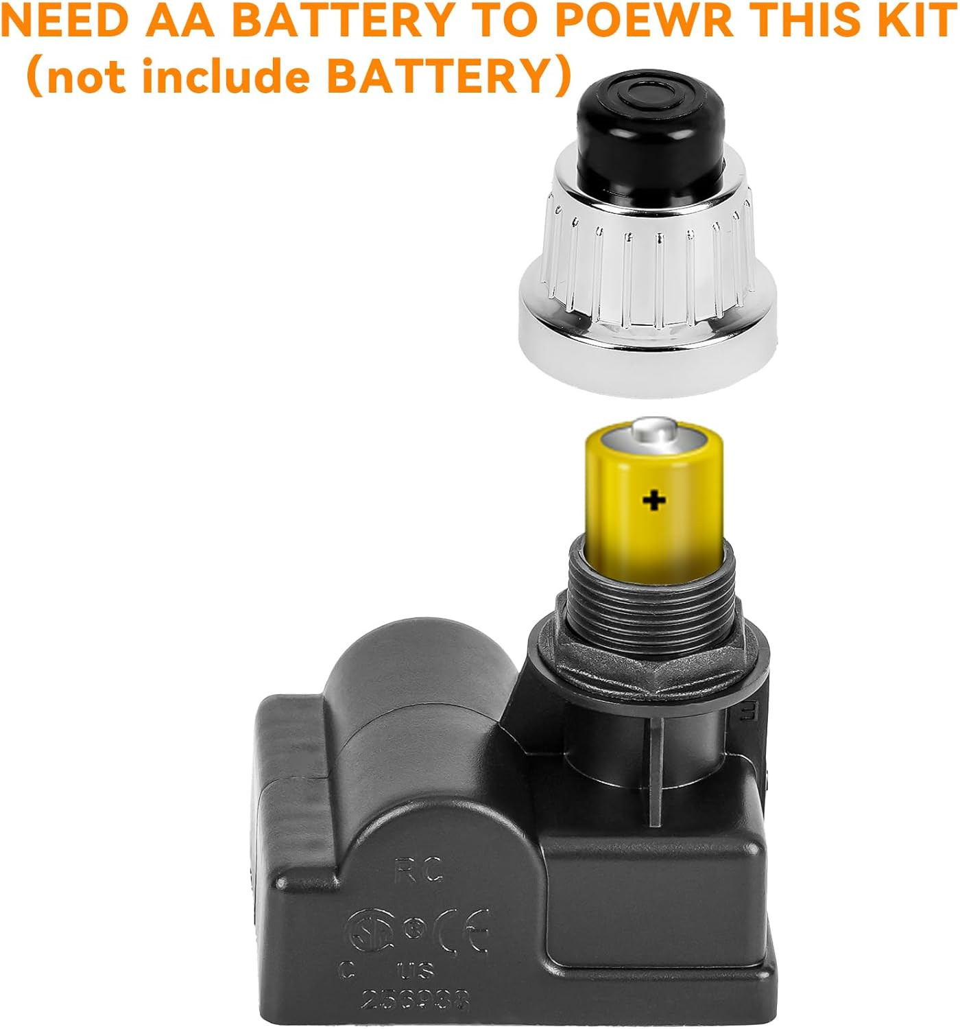 3 Male Outlet Spark Generator AA Battery Push Button Ignitor Igniter Replacement