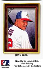 2022 Topps Gallery #PG-1 Juan Soto Portrait Gallery Washington Nationals