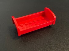 LEGO 4336 Fabuland Bett Schlafzimmer Trog Wiege 1 Stück rot