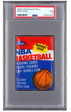 1986-87 Fleer Basketball Wax Pack  PSA 7 low Pop Michael Jordan rookie card ???