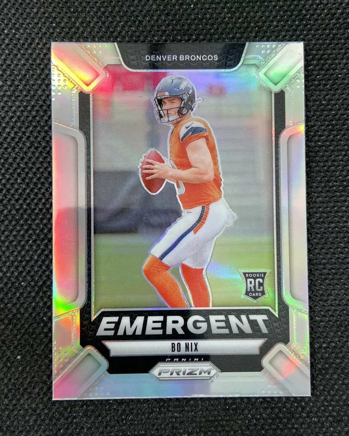 2024 Panini Prizm Emergent Silver #3 Bo Nix RC Rookie Broncos GL12