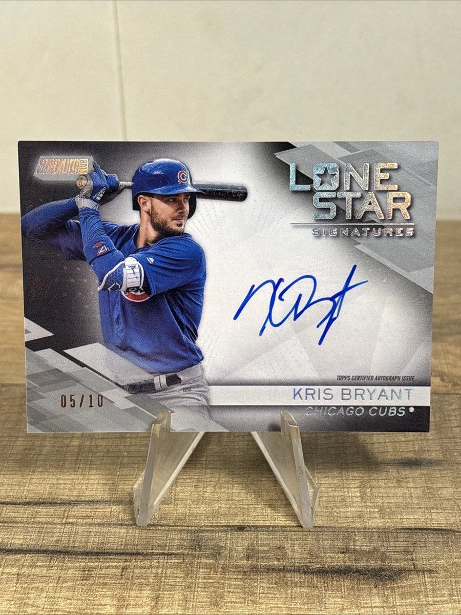 Kris Bryant Autographed Baseball Sports Trading Cards