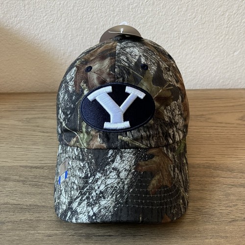 Mütze Kappe BYU Cougars Mossy Oak Camouflage verstellbar Brigham Young NCAA Camp NEU