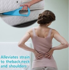 Mattress Wedge and Bed Maker Tool Easy Lifter Sheet Changing Heavy Duty Blue 1pc