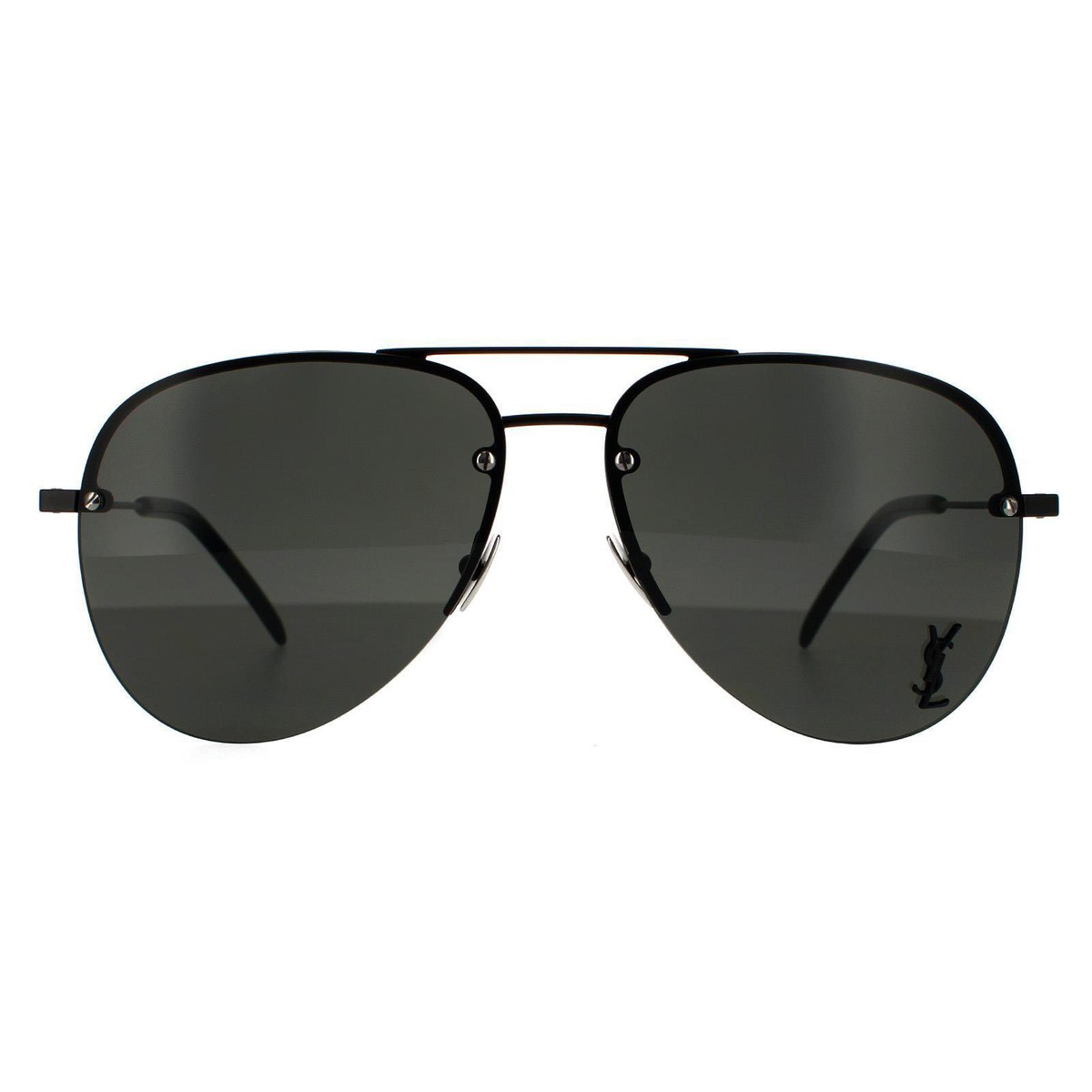 Saint Laurent Sunglasses SL CLASSIC 11 M 001 Black Grey - Main Image