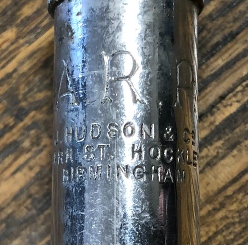 Vintage WW2 Air Raid Precautions Warden ARP Whistle, J Hudson Birmingham - Picture 3 of 3