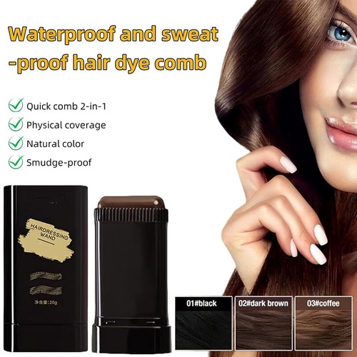 Safe and Convenient Comb Hair Dye,Waterproof and Sweat-proof Hair Dye Comb - Picture 7 of 12