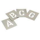 Jeux De Pochoirs Stencils L3 En Zinc - Lettres 3in
