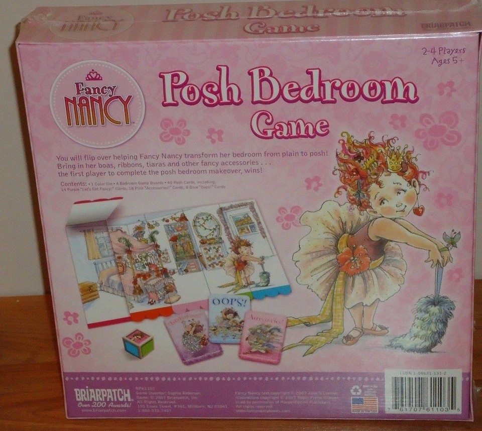 Fancy Nancy POSH BEDROOM board GAME by Briarpatch | eBay