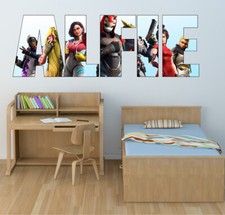 FORTNITE GAMING  NAME WALL ART DECAL WALL STICKER VINYL -ANY NAME  STICKER   N20