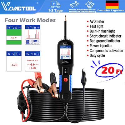 Auto-Diagnosegerät Electrical Power Probe 12V/24V AVOmeter Circuit Tester V200 
