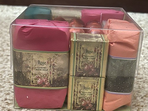 VTG Bathket Of Luxuries Ben Rickert Soaps Bath Cubes & Oilettes Floral Scents - Picture 3 of 4