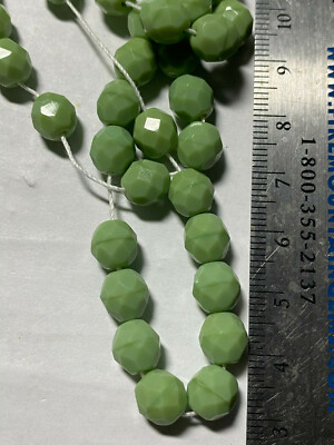 Czech Fire Polished Beads 8mm
