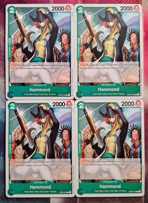 4x Hammond OP06-032 Common Englisch PLAYSET NM One Piece