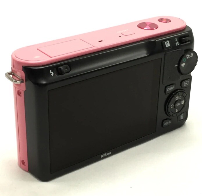 Nikon 1 J1 Digital Camera 10-30mm / 30-110mm Lens Kit Pink | eBay