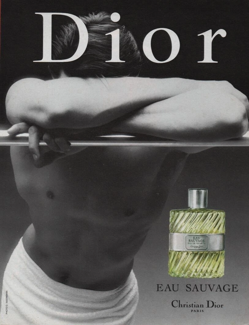 Publicité papier Parfum. Perfume ad. Dior Eau Sauvage 2008 France 