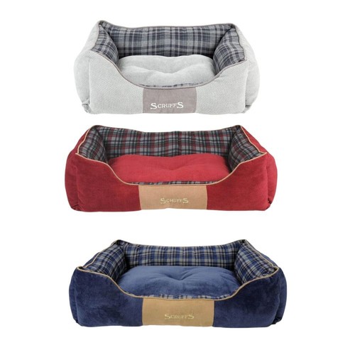 Scruffs Highland Box Dog Bed Luxury Soft Washable Cushion Pillow 3